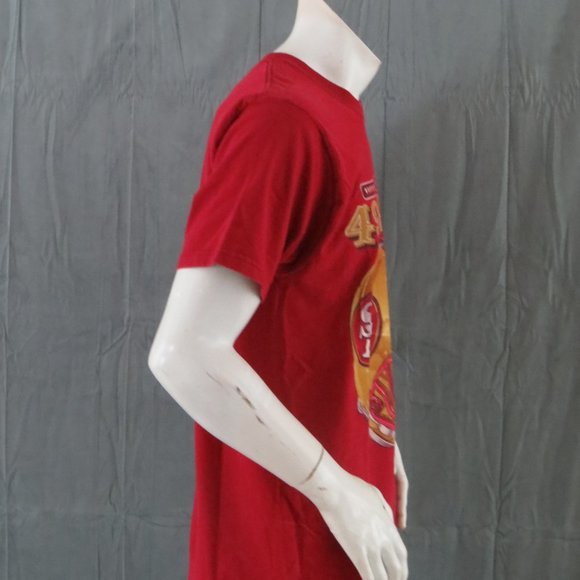 San Francisco 49ers Shirt (vTG) - Helmet with Golden Gate Bridge - Mens Medium - Picture 8 of 9